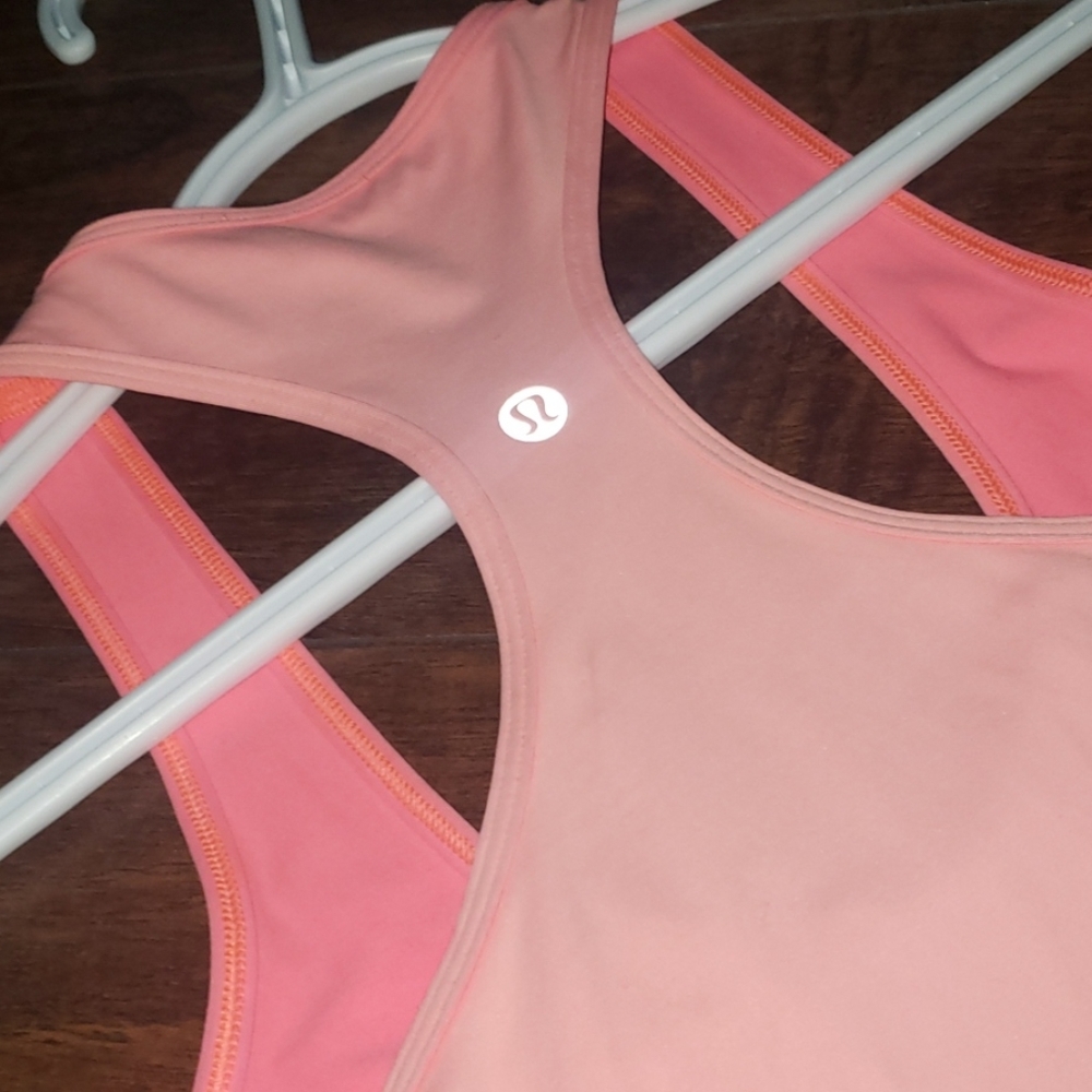pink lululemon🌸🍋 tank